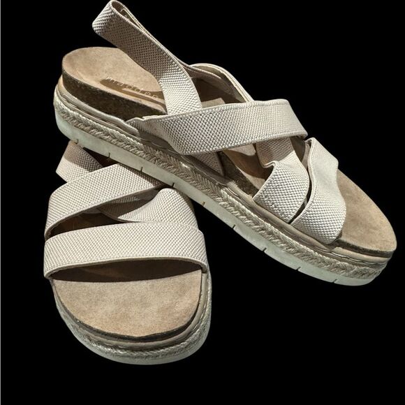 Madden Girl Lorra Blush Platform Sandals Women’s Medium Height Size 7 1/2 - Picture 2 of 6